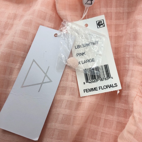 Sage Peachy Cream Mini Dress, NWT, Size XL - Picture 6 of 7